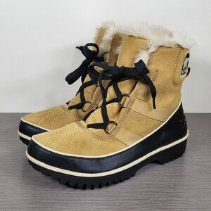 Sorel Tivoli II Waterproof Boot, Curry Suede, Womens Size 9 / 40